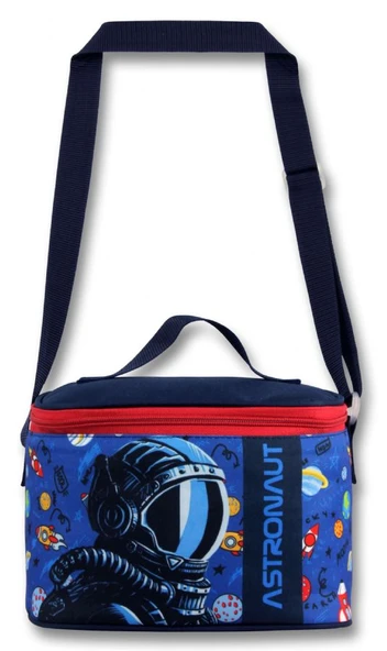 Ümit Çanta 5007 Isı Yalıtımlı Erkek Çocuk (Astronot Baskılı, Lacivert Mavi Renkli) Beslenme Çantası - 2