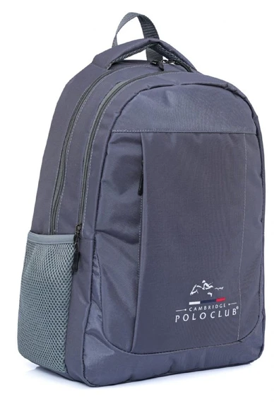 Cambridge Polo Club Gri Günlük Okul ve Seyahat Sırt Çantası - Erkek/Erkek Çocuk - PLCAN2172-003 - Resim 2