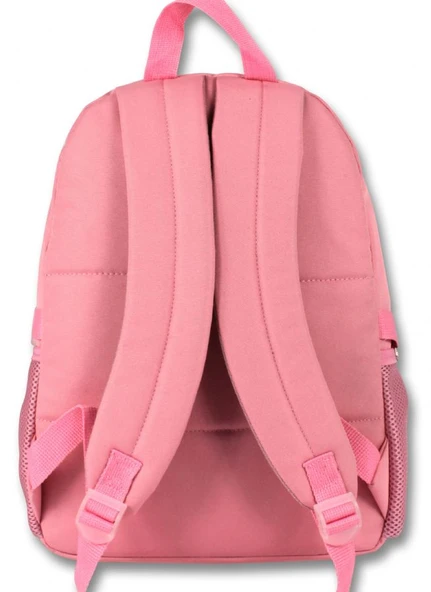 Cennec Çok Bölmeli Kız Çocuk Pembe Gri İlkokul ve Günlük Sırt Çantası - 5072 - Resim 3