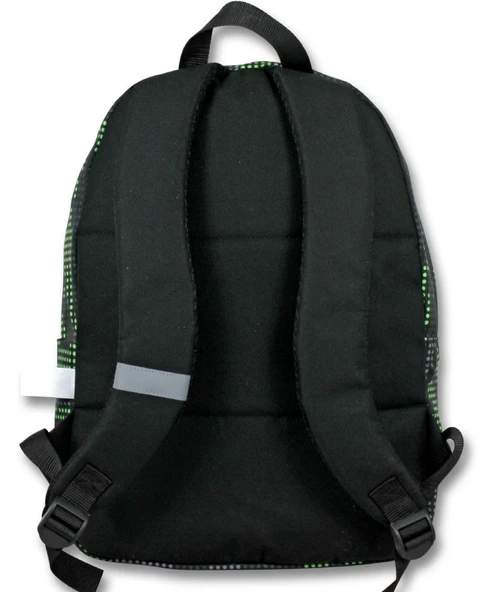 Ümit Çanta Erkek Çocuklar İçin Yeşil Renkli Pixel Kamuflaj Baskılı Okul Çantası - 5090 - Resim 3