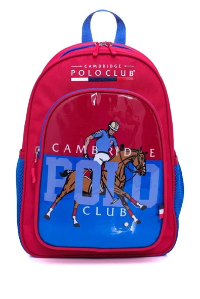 Cambridge Polo Club Riders Edition 3'lü Erkek İlkokul Çanta Seti - Saks Mavi - PLCAN2114 - Resim 2