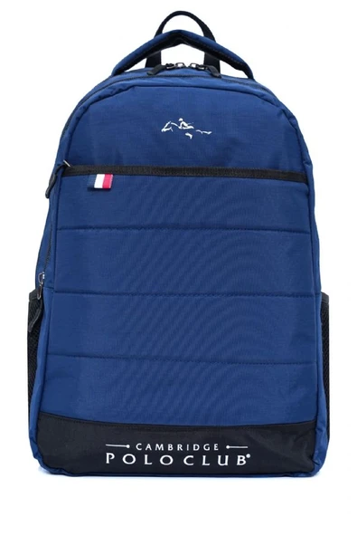 Cambridge Polo Club Minimalist Tasarım Lacivert Unisex Okul Günlük Seyahat Sırt Çantası - PLCAN2166-004 ürün görseli
