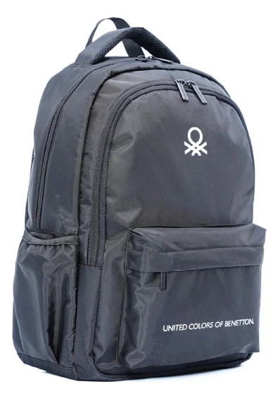 United Colors Of Benetton Unisex Çocuk/Yetişkin Okul Günlük ve Seyahat Sırt Çantası - Gri - 20973 ürün görseli