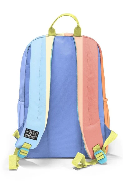 Coral High Renkli Çizgili 3'lü Okul Çanta Seti SET0123680 - Kız - 4