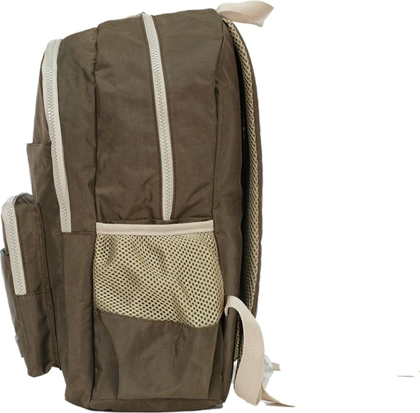 Pippa Koral Krinkıl Kumaş Kız ve Erkek Çocuk Dört Bölmeli Okul ve Günlük Sırt Çantası - CNT8025-01 - Resim 5