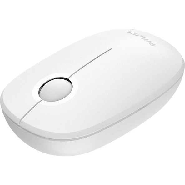 Philips SPK7378 Kablosuz Mouse 1600DPI 3 Tuşlu Optik Mouse Beyaz - Resim 4