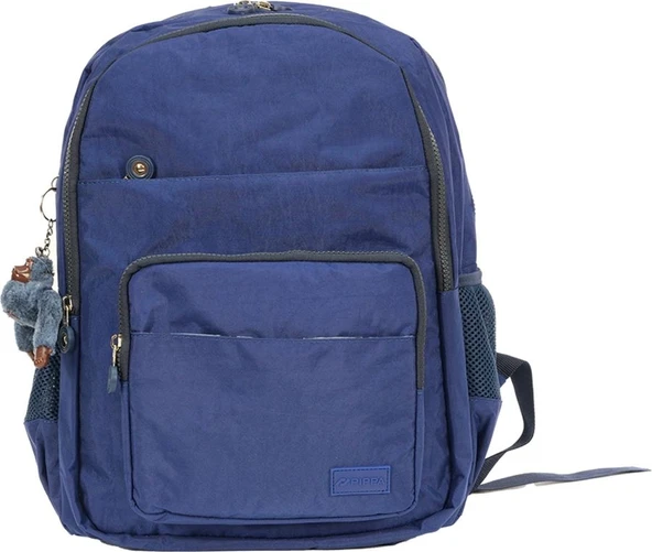 Pippa Koral Krinkıl Kumaş Erkek Çocuk Dört Bölmeli Okul ve Günlük Sırt Çantası - CNT8025-09 ürün görseli
