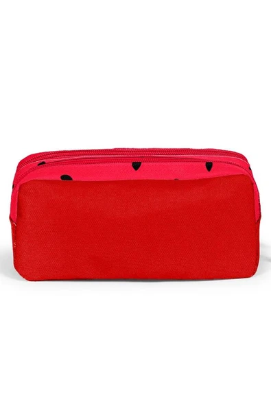 Coral High Kids Kırmızı Yeşil Karpuz Desenli 3'lü Okul Çanta Seti SET0114428 - Erkek - Resim 5