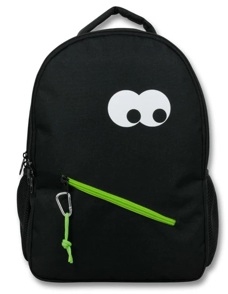 Ümit Çanta Erkek Çocuk Okul Sırt Çantası - Şakın Surat - Siyah Yeşil - 5104 (7 Yaş ve Üzeri) - Resim 2