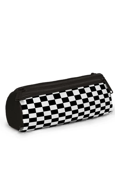 Coral High Siyah Beyaz Dama Desenli 3'lü Okul Çanta Seti SET0123677 - Kız - 6