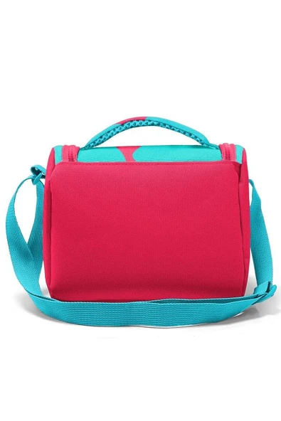 Coral High Neon Mercan Turkuaz Desenli 3'lü Okul Çanta Seti SET0123685 - Kız - Resim 5