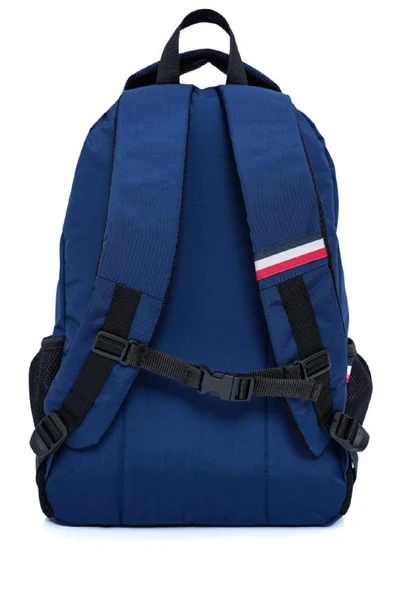 Cambridge Polo Club Minimalist Tasarım Lacivert Unisex Okul Günlük Seyahat Sırt Çantası - PLCAN2166-004 - Resim 3