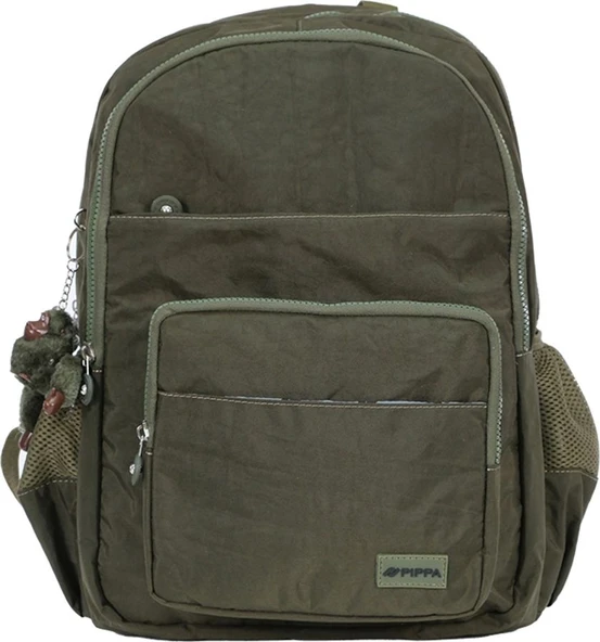 Pippa Koral Krinkıl Kumaş Kız ve Erkek Çocuk Dört Bölmeli Okul ve Günlük Sırt Çantası - CNT8025-02 ürün görseli