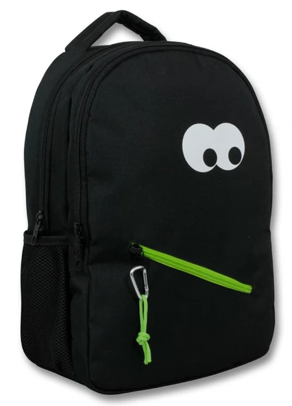 Ümit Çanta Erkek Çocuk Okul Sırt Çantası - Şakın Surat - Siyah Yeşil - 5104 (7 Yaş ve Üzeri) ürün görseli