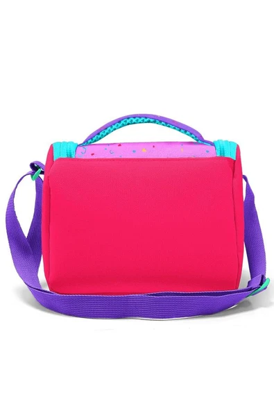 Coral High Kids Pembe Turkuaz K-Pop Desenli 3'lü Okul Çanta Seti SET0114427 - Kız - Resim 4