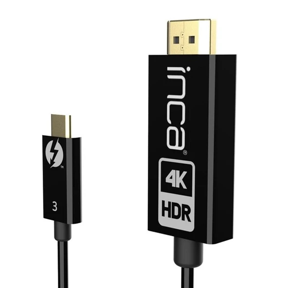 INCA ITCH-30 1.8metre TYPE-C - HDMI Görüntü Kablosu 4K 60Hz - Resim 2