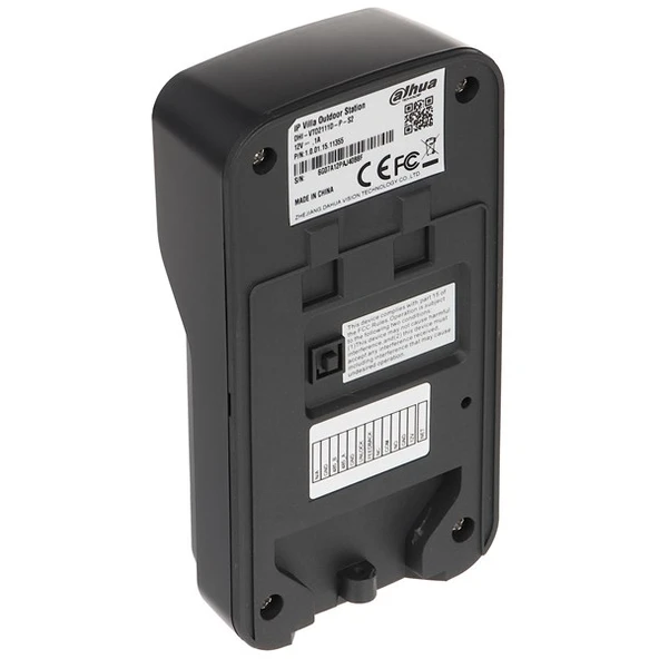 DAHUA DHI-VTO2111D-P-S3 IP Kapı Zili Görüntülü Villa Tipi Siyah - Resim 2
