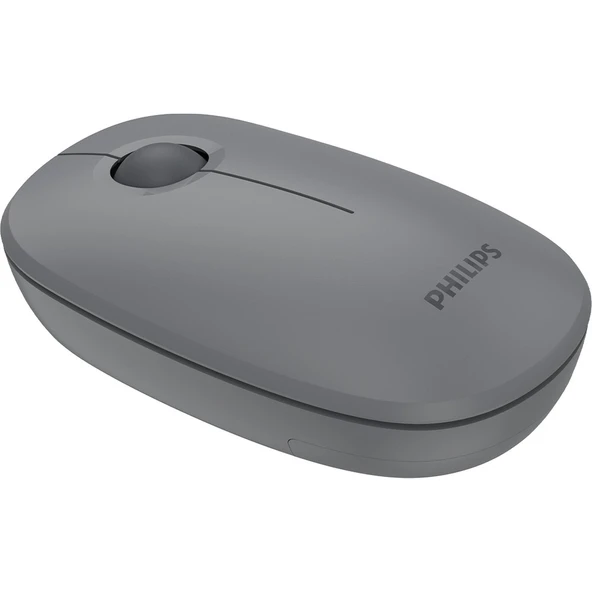 Philips SPK7378 Kablosuz Mouse 1600DPI 3 Tuşlu Optik Mouse Gri - Resim 4