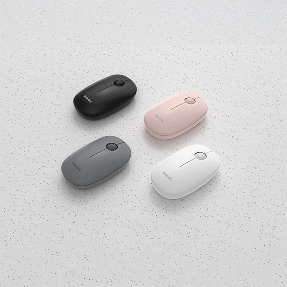 Philips SPK7378 Kablosuz Mouse 1600DPI 3 Tuşlu Optik Mouse Gri - Resim 7