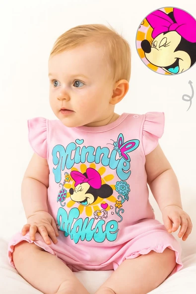 Minnie Kız Bebek Tulum - 1