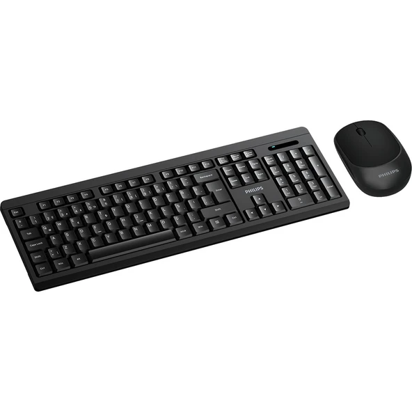 Philips SPT6324 Kablosuz Türkçe Q Klavye & Mouse Seti Siyah - Resim 2