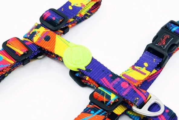 Tailpetz H-tip Splash S Küçük Irk Köpek Göğüs Tasması (Göğüs 32 cm x 51 cm) - Resim 2