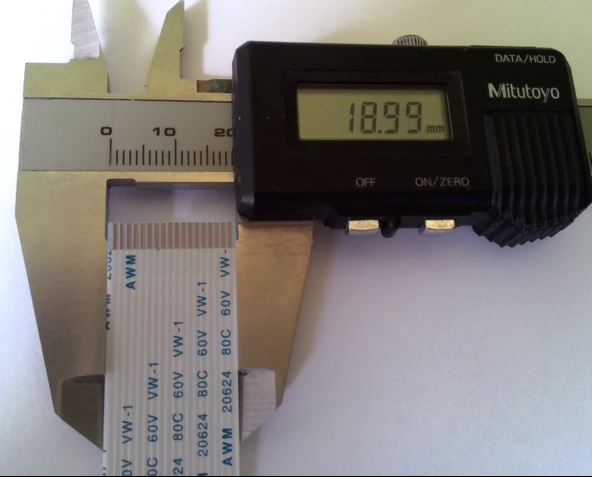 Awm 20624 80C 60V Vw-1 Flex Kablo 18 pinli, 1mm adımlı,  30 santim boyunda 18-1-20A - Resim 2