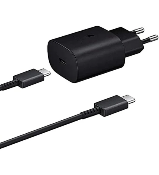 FitPlus FP-TA900 25W Type-C to Type-C Şarj Aleti ve Kablo Set - Siyah - 1