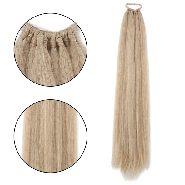 Lastik Tokalı At Kuyruğu Düz - Balköpüğü Platin Röfle ürün görseli