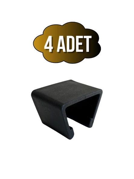 Baza Bağlantı Elemanı Ara Tutucu Yatak ve Baza Birleştirme Aparatı Plastik(SİYAH) Siyah SİYAH - 4 ADET ürün görseli