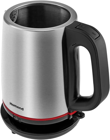 Homend Royaltea 1711h Inox Siyah Çay Makinesi - Resim 2