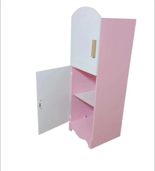 Ahşap Oyuncak Boyalı Buzdolabı - 3