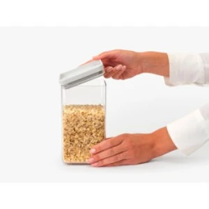 Brabantia Lıght Grey 3LÜ Plastik Kavanoz Seti 2X1,6L 1X3,5L (Elvin Home Concept - Resim 4