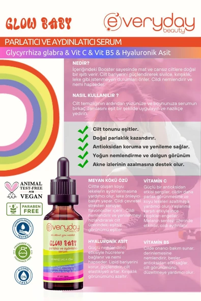 Everyday Beauty Parlatici ve Aydinlatici Serum 30 Ml*24 - Resim 6