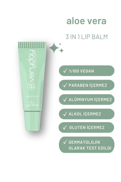 Everyday Beauty Aloe Vera 3 in 1 The Lip Balm*24 - 3