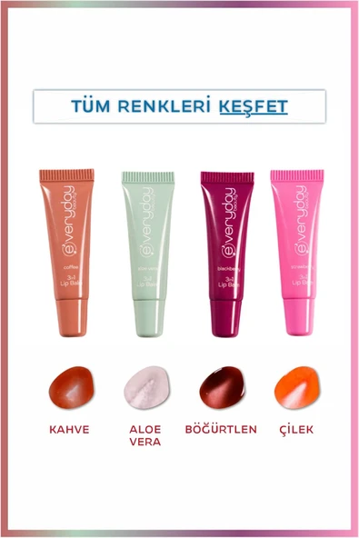 Everyday Beauty Aloe Vera 3 in 1 The Lip Balm*24