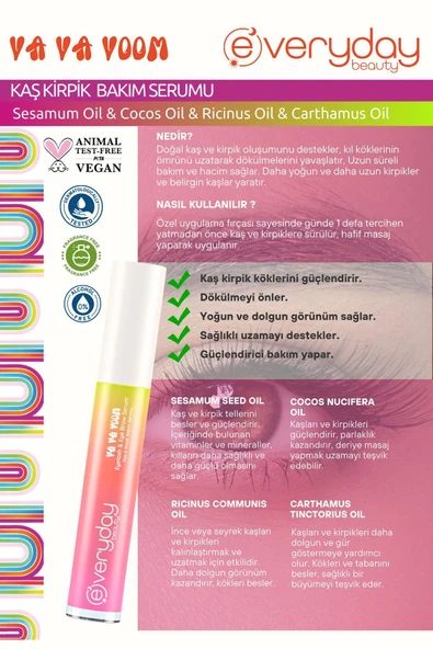 Everyday Beauty Besleyici Kas & Kirpik Serumu*24 - Resim 5