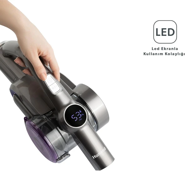 Homend Dustrider 1260h Dikey Şarjlı Kablosuz Süpürge - Resim 4