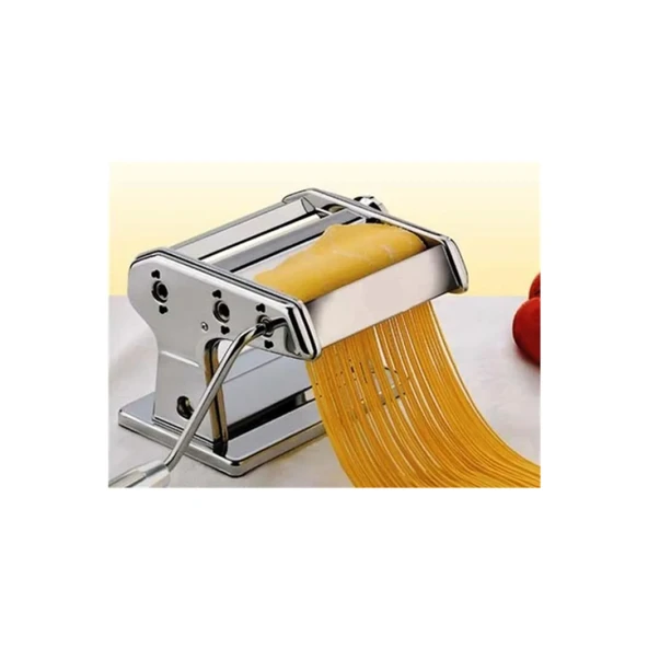 Erişte Makarna Yapma Kesme Makinesi Hamur Lazanya Spagetti Raviolli Makinesi - 1