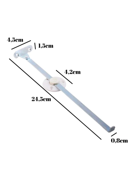 Düşer Kapak Mekanizması Makası Beyaz Bar Makası(BEYAZ) Beyaz BEYAZ - 2 ADET - Resim 3