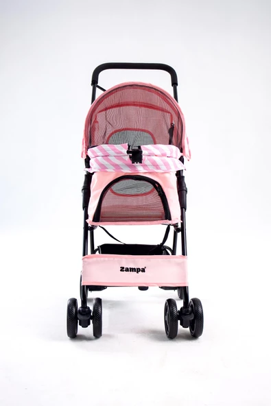 Zampa Showtime Pembe Kedi (SP02XKP) -Köpek Arabası - Resim 4