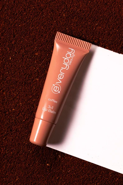 Everyday Beauty 3in1 Lip Balm Kahve, Nemlendirici Besleyici Parlatıcı Dudak Bakım 10 ml - Resim 3