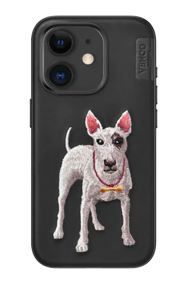 Venco iPhone 11 Perma Desenli Kapak - Siyah ürün görseli 1