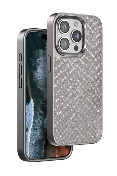 Venco iPhone 14 Pro Max Viper Kapak - Titan Gri - Resim 2