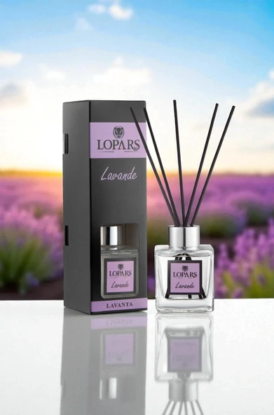 Lopars Lavanta (Lavender) 5 Bambu Çubuklu Oda (oda parfümü) Kokusu 100 ml - 6