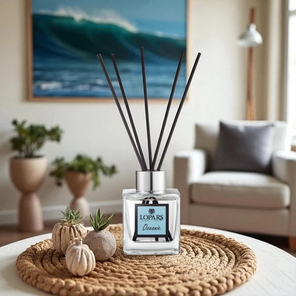 Lopars Okyanus (Okyanus) 5 Bambu Çubuklu Oda (oda parfümü) Kokusu 100 ml - 4