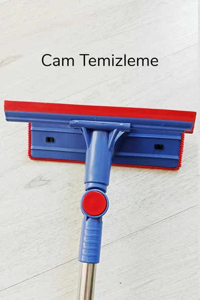 Çok Amaçlı Cam Silme Fırçası - Silikon Uçlu Çekçek - Tüy Toplayıcı Döner Başlıklı - 6