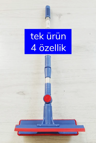 Çok Amaçlı Pratik Cam Temizleyici Kıl Tüy Toplayıcı Halı Kanepe Koltuk Temizleyici Döner Başlıklı - Resim 6