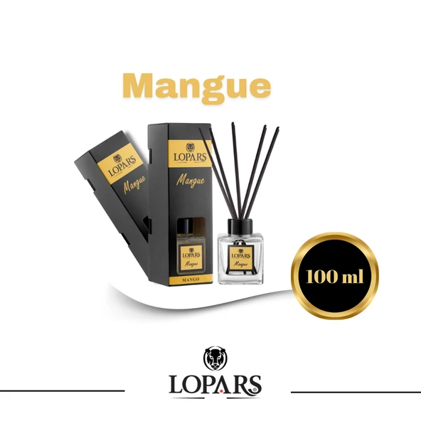 Lopars Mango (Mango) 5 Bambu Çubuklu Oda (oda parfümü) Kokusu 100 ml - 3