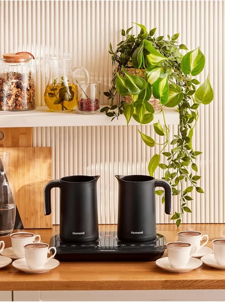 Homend Pottoman Plus 1888H Otomatik Türk Kahvesi ve İçecek Hazırlama Makinesi 3 in 1 - Resim 2